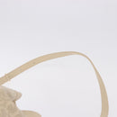 VALENTINO Drawstring Shoulder Bag Leather Ivory Auth BA14162V-8