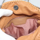 Stella MacCartney Chain Falabella Shoulder Bag Suede Brown Silver Auth BA14164A-20