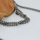 Stella MacCartney Chain Falabella Shoulder Bag Suede Brown Silver Auth BA14164A-7