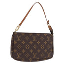 LOUIS VUITTON Monogram Pochette Accessoires Pouch M51980 LV Auth BA14168-1