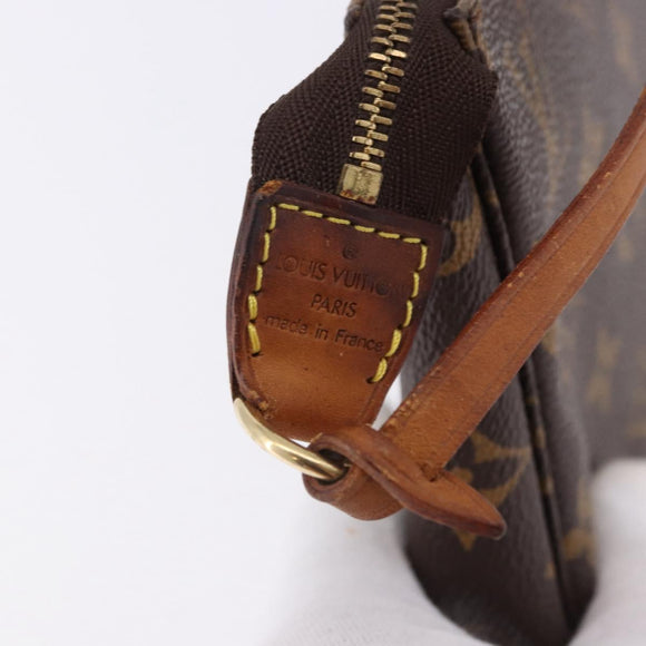 LOUIS VUITTON Monogram Pochette Accessoires Pouch M51980 LV Auth BA14168
