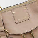 Marc Jacobs Shoulder Bag Leather 2way Pink Gold Auth BA14169A-19