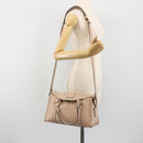 Marc Jacobs Shoulder Bag Leather 2way Pink Gold Auth BA14169A-27