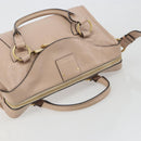 Marc Jacobs Shoulder Bag Leather 2way Pink Gold Auth BA14169A-6