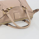 Marc Jacobs Shoulder Bag Leather 2way Pink Gold Auth BA14169A-7