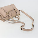 Marc Jacobs Shoulder Bag Leather 2way Pink Gold Auth BA14169A-8