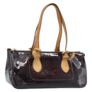 LOUIS VUITTON Monogram Vernis Rosewood Avenue Bag Amarante M93510 Auth BA14170-1