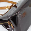 LOUIS VUITTON Monogram Vernis Rosewood Avenue Bag Amarante M93510 Auth BA14170-11