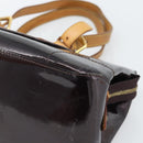 LOUIS VUITTON Monogram Vernis Rosewood Avenue Bag Amarante M93510 Auth BA14170-12