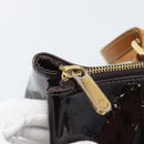LOUIS VUITTON Monogram Vernis Rosewood Avenue Bag Amarante M93510 Auth BA14170-14