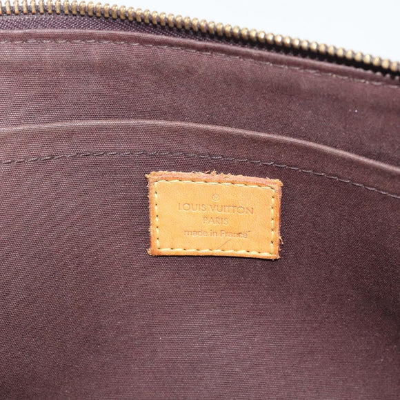 LOUIS VUITTON Monogram Vernis Rosewood Avenue Bag Amarante M93510 Auth BA14170