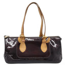 LOUIS VUITTON Monogram Vernis Rosewood Avenue Bag Amarante M93510 Auth BA14170-2
