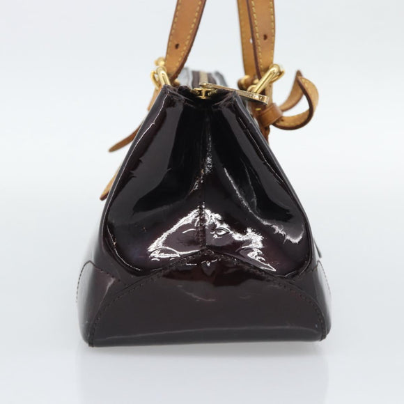 LOUIS VUITTON Monogram Vernis Rosewood Avenue Bag Amarante M93510 Auth BA14170