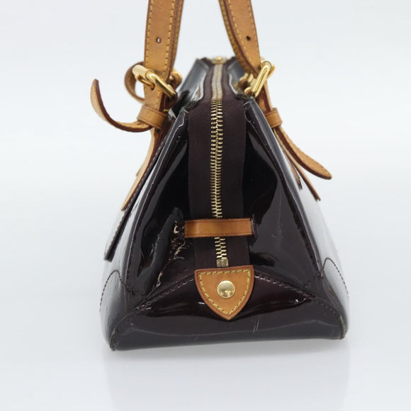 LOUIS VUITTON Monogram Vernis Rosewood Avenue Bag Amarante M93510 Auth BA14170
