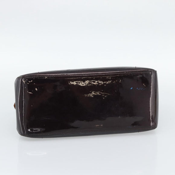 LOUIS VUITTON Monogram Vernis Rosewood Avenue Bag Amarante M93510 Auth BA14170