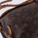 LOUIS VUITTON Monogram Saumur 35 Shoulder Bag M42254 LV Auth BA14171-14