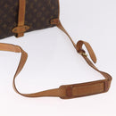 LOUIS VUITTON Monogram Saumur 35 Shoulder Bag M42254 LV Auth BA14171-7