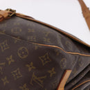 LOUIS VUITTON Monogram Saumur 35 Shoulder Bag M42254 LV Auth BA14173-12