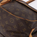 LOUIS VUITTON Monogram Saumur 35 Shoulder Bag M42254 LV Auth BA14173-14