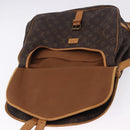 LOUIS VUITTON Monogram Saumur 35 Shoulder Bag M42254 LV Auth BA14173-17