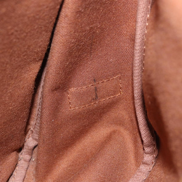 LOUIS VUITTON Monogram Saumur 35 Shoulder Bag M42254 LV Auth BA14173