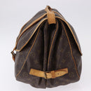 LOUIS VUITTON Monogram Saumur 35 Shoulder Bag M42254 LV Auth BA14173-4