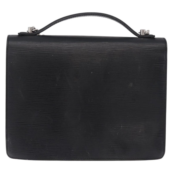 LOUIS VUITTON Epi Monceau 28 Hand Bag Black M52122 LV Auth BA14177