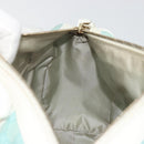 GUCCI GG Canvas Hand Bag Light Blue Gold 000 0851 Auth BA14180A-20