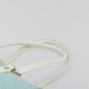 GUCCI GG Canvas Hand Bag Light Blue Gold 000 0851 Auth BA14180A-8