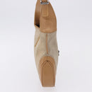GUCCI Jackie Shoulder Bag Suede Beige Silver 001 3735 Auth BA14182-5