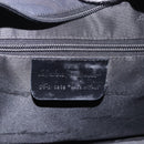 Salvatore Ferragamo Hand Bag Canvas Black Silver Auth BA14183-12