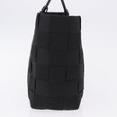 Salvatore Ferragamo Hand Bag Canvas Black Silver Auth BA14183-4