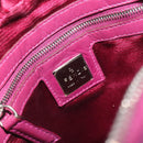FENDI Zucca Canvas Shoulder Bag Purple Silver Auth BA14184-19