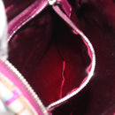 FENDI Zucca Canvas Shoulder Bag Purple Silver Auth BA14184-23