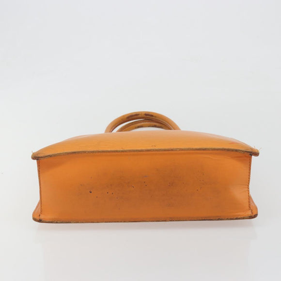 LOUIS VUITTON Epi Sac Plat PM Hand Bag Mandarin M5274H LV Auth BA14186