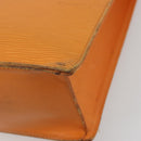 LOUIS VUITTON Epi Sac Plat PM Hand Bag Mandarin M5274H LV Auth BA14186-13