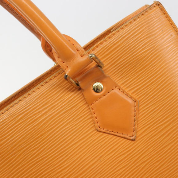 LOUIS VUITTON Epi Sac Plat PM Hand Bag Mandarin M5274H LV Auth BA14186