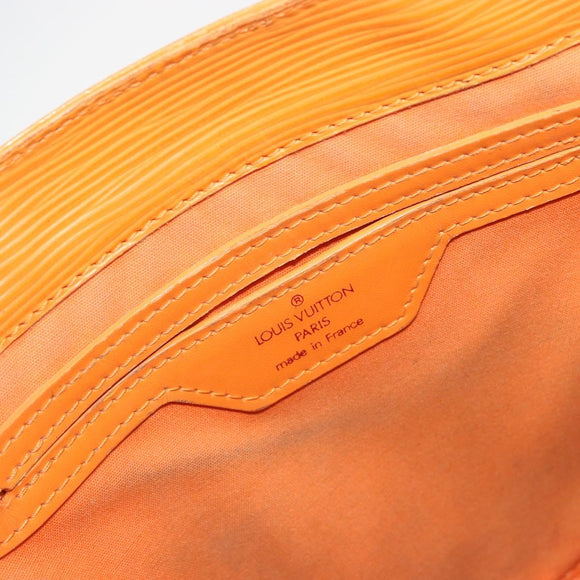 LOUIS VUITTON Epi Sac Plat PM Hand Bag Mandarin M5274H LV Auth BA14186