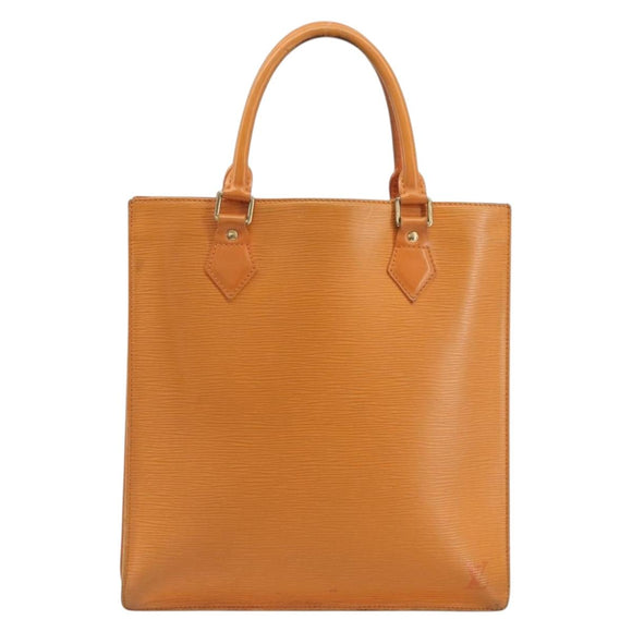 LOUIS VUITTON Epi Sac Plat PM Hand Bag Mandarin M5274H LV Auth BA14186