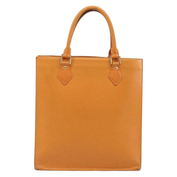 LOUIS VUITTON Epi Sac Plat PM Hand Bag Mandarin M5274H LV Auth BA14186