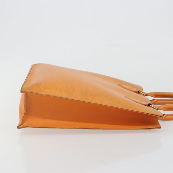 LOUIS VUITTON Epi Sac Plat PM Hand Bag Mandarin M5274H LV Auth BA14186