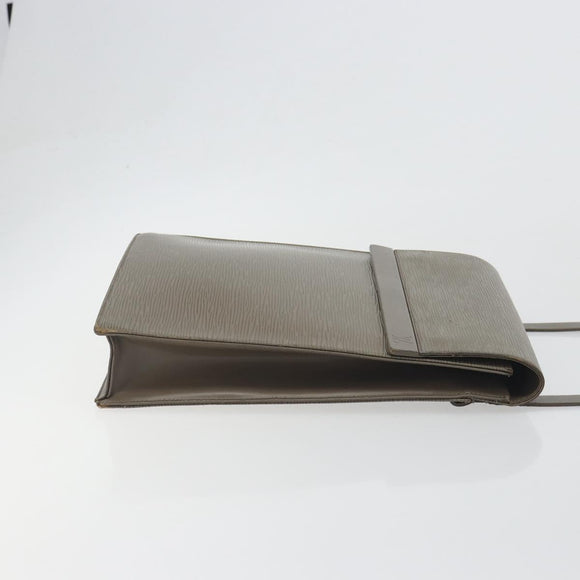 LOUIS VUITTON Epi Ramatuelle Shoulder Bag Gray Pepper M5247C LV Auth BA14187