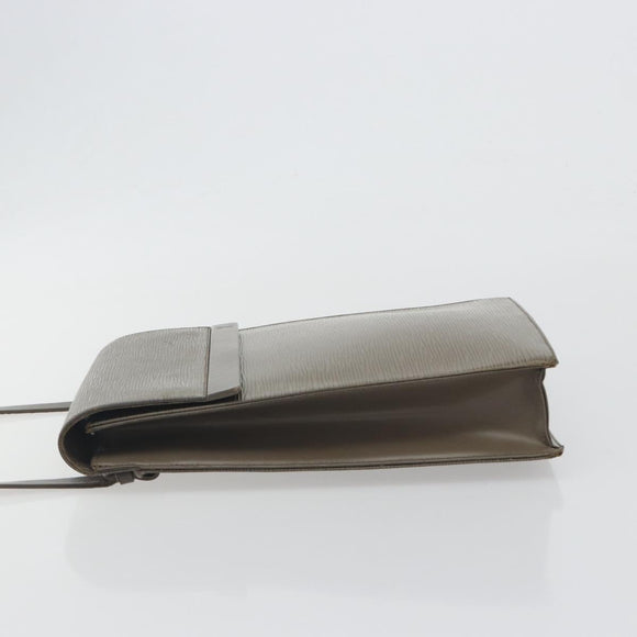 LOUIS VUITTON Epi Ramatuelle Shoulder Bag Gray Pepper M5247C LV Auth BA14187