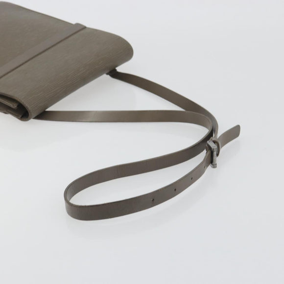 LOUIS VUITTON Epi Ramatuelle Shoulder Bag Gray Pepper M5247C LV Auth BA14187