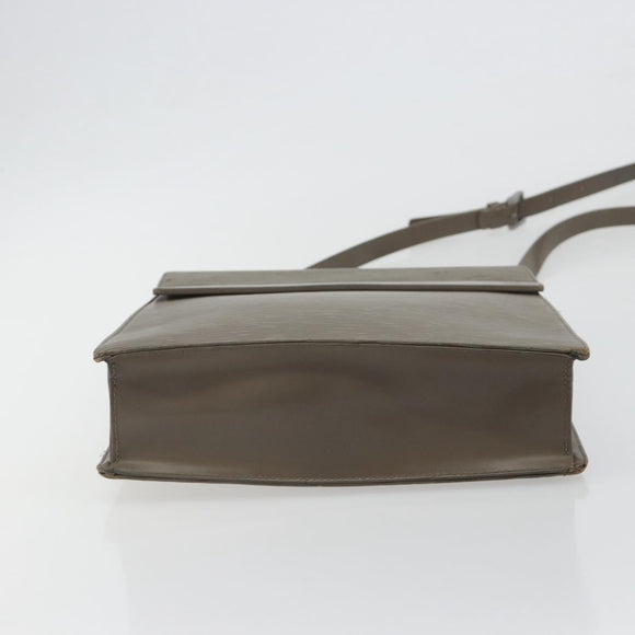 LOUIS VUITTON Epi Ramatuelle Shoulder Bag Gray Pepper M5247C LV Auth BA14187