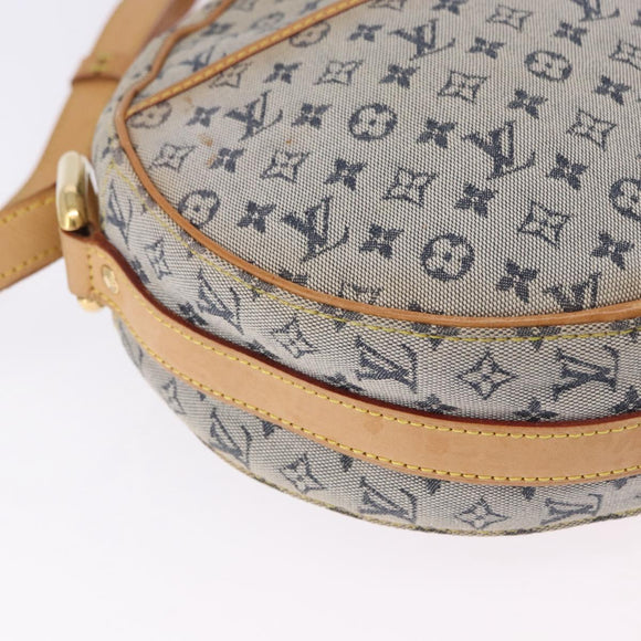 LOUIS VUITTON Monogram Mini Jeanne GM Shoulder Bag Blue M92000 LV Auth BA14188