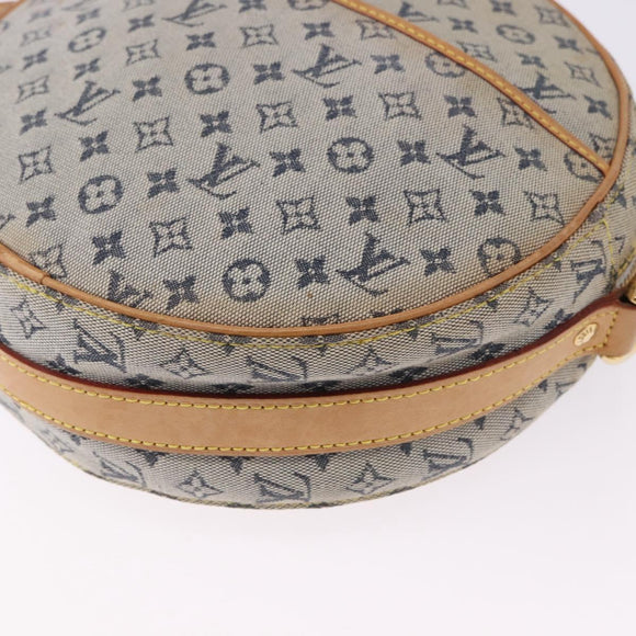 LOUIS VUITTON Monogram Mini Jeanne GM Shoulder Bag Blue M92000 LV Auth BA14188