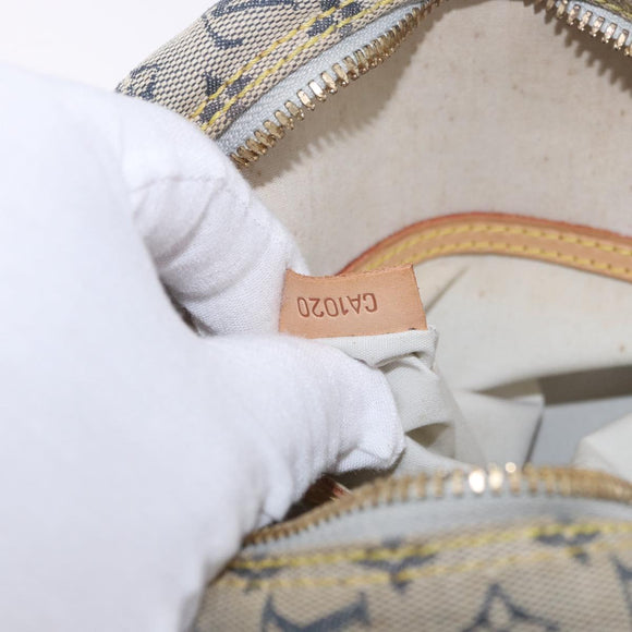 LOUIS VUITTON Monogram Mini Jeanne GM Shoulder Bag Blue M92000 LV Auth BA14188