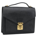 LOUIS VUITTON Epi Monceau 28 Hand Bag Black M52122 LV Auth BA14189-1