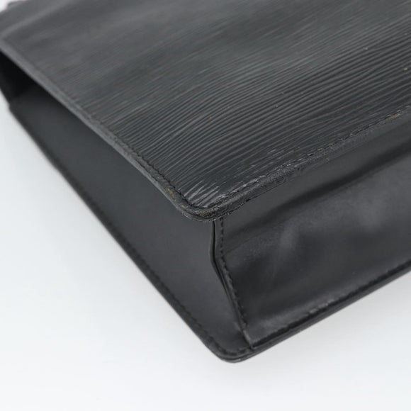 LOUIS VUITTON Epi Monceau 28 Hand Bag Black M52122 LV Auth BA14189